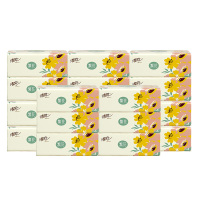 清风繁花系列2层150抽18包装软抽纸 AR36TMSX6