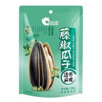 洽洽藤椒瓜子 108g*5袋 瓜子108g*5袋洽洽焦糖味藤椒味葵花籽休闲零食炒货 洽洽瓜子 藤椒味108g*5袋!