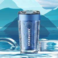 星巴克青雾梦影款复古随行杯410ml-11164852 高颜值桌面杯 青雾梦影款复古随行杯!