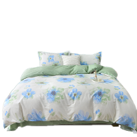 洁丽雅(grace) 纯棉斜纹印花四件套-JLY-J2162艳阳花开!