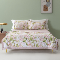 博洋宝贝(Beyond Kids) 全棉空调被四件套 优质全棉柔软亲肤床品套件-爱丽丝!