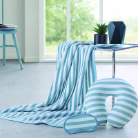 博洋宝贝(Beyond Kids) 旅行毛毯U型枕眼罩三件套 悠然乐享三件套 旅行三件套!