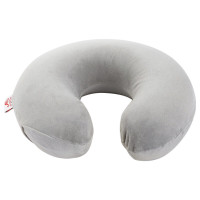 奥罗玛斯 U型枕午睡护颈枕记忆棉办公室午休u形枕旅行用品头靠枕头 有绳款(无内套) 法兰绒-灰色9010!