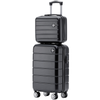 途帮(TOBOOG)商务可登机子母行李箱2102 黑色!