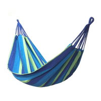 徽羚羊 花间小记 户外出游露营旅游便携透气加厚帆布吊椅吊床 单人 190*80CM(颜色随机发货)!