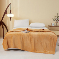 巴天弩(BATANUV) 心想事橙毛毯 F-JF009 毛毯保暖办公室午睡毯午休毯法兰绒披肩盖毯四季通用!