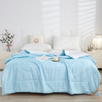 巴天弩(BATANUV)格子控361夏被F-JF015 呵护睡眠 唤醒栖居好时光 云朵般柔软触感 绿色舒睡!