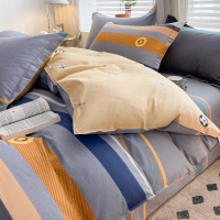 巴天弩(BATANUV) 全棉北欧风情四件套焕醒时刻 F-JF023 生态棉四件套200支高档加厚保暖轻奢风高级感!