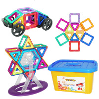 超级飞侠 益智磁力片积木桶 DS710905!