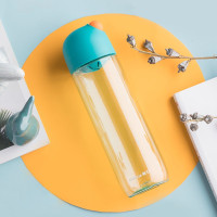 茶花豌豆随行杯便携塑料水杯540ml 个5—050006!