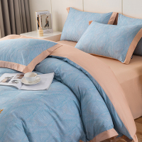 多喜爱全棉优选四件套 蓝调鎏金!