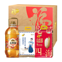 金龙鱼 中粮福临门财气到身边大礼包 10kg+5L 员工必备福利 企业礼品中粮礼包!