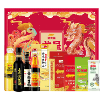 金龙鱼 龙凤呈祥大礼包C款3300g+1400ml 米面油套餐!