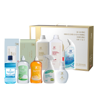 碧丝汀 柔顺剂漱口水洗手液洁厕净地板清洁剂瓷砖清洁剂洗洁精棉柔巾厨房湿巾 BESITING家庭清洁护理尊享装-A款!