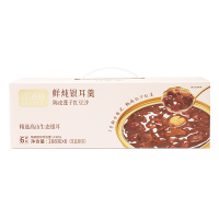 金燕耳-鲜炖银耳羹-陈皮莲子红豆沙 高山生态银耳鲜炖银耳羹干货礼盒即食早餐 168g*6碗!