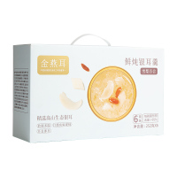 金燕耳-雪梨百合鲜炖银耳羹 高山生态银耳鲜炖银耳羹即食早餐 雪梨百合味 252g*6碗!