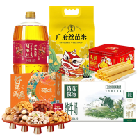 蒙牛/胡姬花/探禾/元朗/百草味 粮油奶组合 6.75KG+4.3L!