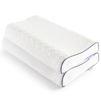 佳奥 天丝波浪颗粒乳胶枕2只装J13B17AW2*2!