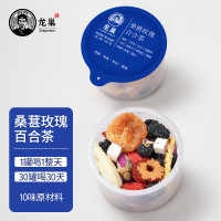 Dragonest/龙巢 桑葚玫瑰百合茶花茶养生茶500g(30罐)!