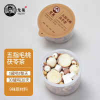 Dragonest/龙巢 五指毛桃茯苓茶炒熟赤小豆芡实养生茶花茶组840g(30罐)!
