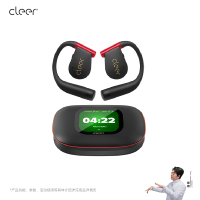 Cleer音弧开放挂耳式AI智能杜比大师音质蓝牙运动耳机 ARC 5 音乐版-玄焰黑