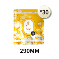 植护 Q系列卫生巾 亲肤悬浮芯姨妈巾超薄防侧漏便携日用290mm 30片装13055880001*30