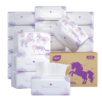 植护 独角兽抽纸 20包zh22562独角兽100抽n20 纸巾面巾纸