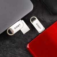 忆捷(EAGET) HT10手机U盘Type-C USB3.2双接口手机电脑多用车载旋转优盘金属HT10-32G!