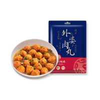 紫燕外婆肉丸 预制菜休闲熟食 野餐露营旅行煲剧小吃 即食肉丸(真空200g)x2袋!