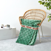 LOVO GUCCI设计师联名合作款梦旅毯VDY10042毛毯绒毯午睡沙发毯居家办公学习柔软舒适!