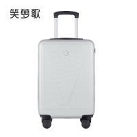 笑梦歌 猫耳朵行李箱太空银20寸 MG1996 休闲旅行箱万向轮密码箱拉杆箱!