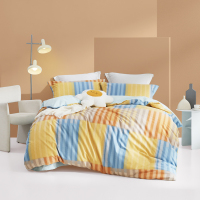 LOVO 格莱美床品四件套200x230cm 简约风床上用品床品套件 床单 被罩 枕套-TGVAD023!