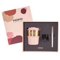 MOMOCONCEPT咖啡杯(几何棱线)290ml+派克威雅XL入门级墨水笔迷你墨水礼盒!