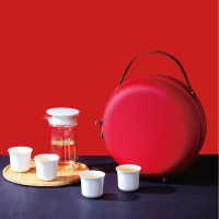 原初格物 水具旅行茶具随圆琥珀棕 玛瑙红 曜石黑!