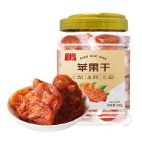 万达苹果干 蜜饯果干果脯休闲零食办公室小吃家庭量贩装水果干200g*1罐 休闲零食!