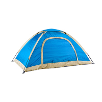 纵贯线(Seashore)户外野营加厚帐篷 2人手动防晒露营装备用品双人速开帐蓬 ZP-06A 双人单层帐篷 手动款!