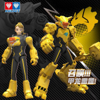AULDEY奥迪双钻-量子战队人偶产品 迪双钻 恐龙变装-甲龙雷霆 580832!