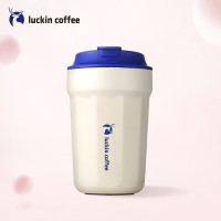 瑞幸咖啡 便携保温水杯咖啡杯 蓝白色360ml RX0021!