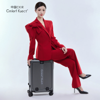 Cmierf Kuect多功能前置开口拉杆密码箱20寸CK-XLX003!