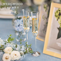 WEDGWOOD 王薇薇Vera Wang爱之结绳香槟杯高脚杯酒杯!