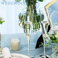 WEDGWOOD王薇薇Vera Wang真爱相随香槟杯高脚杯2支!
