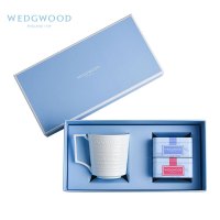 WEDGWOOD威基伍德 意大利浮雕马克杯 +随身包茶罐礼盒!