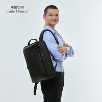 Cmierf kuect定型双肩电脑背包CKIR-B1018 背包笔记本电脑包大容量旅行包商务双肩包时尚运动包!