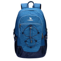 骆驼登山包双肩包男女徒步旅行运动登山包大容量轻便背包书包-30L靛蓝 均码A1W3FI101B