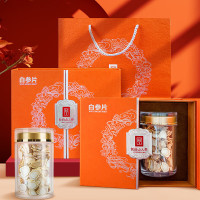 长白山人参白参片礼盒φ1.6 100g/盒 煲汤泡水材料送长辈节日礼盒