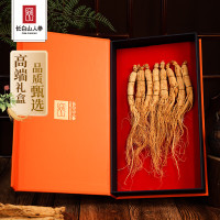 长白山人参全须生晒参礼盒80g/盒 煲汤泡水材料送长辈节日礼盒