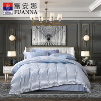 富安娜素提四件套-格尔尼卡1.8m床床单被套枕头套家用双人床上用品套件