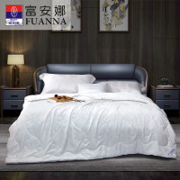 富安娜锦瑟年华提花桑蚕丝夏被203*229cm被子被芯家用舒适床上用品