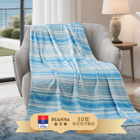 富安娜亲肤舒绒毯-森语1.8m休闲毯子毛毯空调办公室沙发午睡