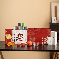 沏一杯茶 鸿运当头茶具中秋礼盒套装PTL921!